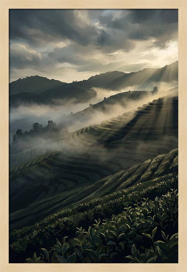 Misty Tea Plantation Serenity