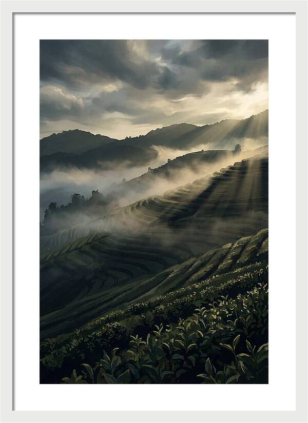 Misty Tea Plantation Serenity