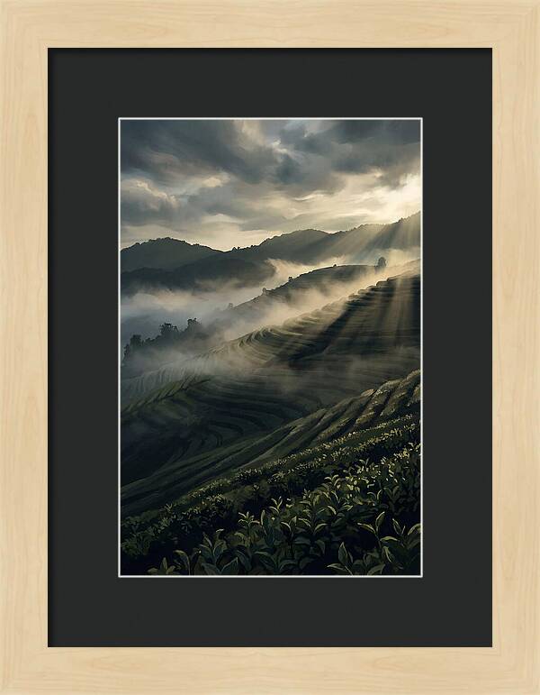 Misty Tea Plantation Serenity