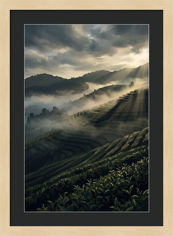 Misty Tea Plantation Serenity