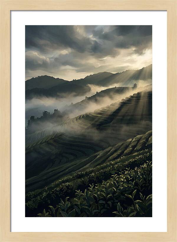 Misty Tea Plantation Serenity