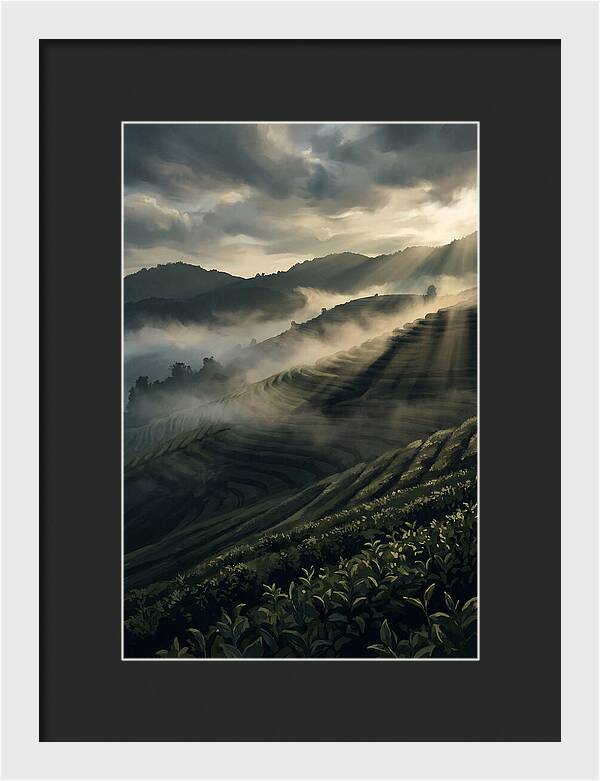 Misty Tea Plantation Serenity