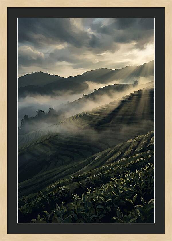 Misty Tea Plantation Serenity