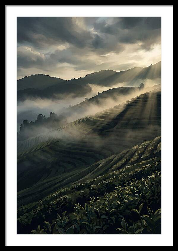 Misty Tea Plantation Serenity