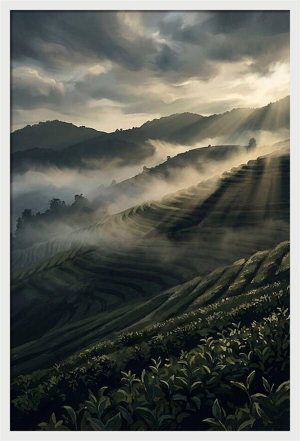 Misty Tea Plantation Serenity
