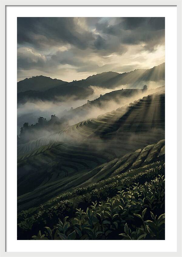 Misty Tea Plantation Serenity