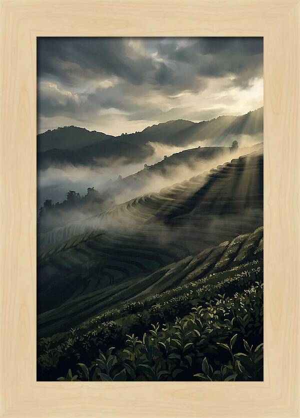 Misty Tea Plantation Serenity