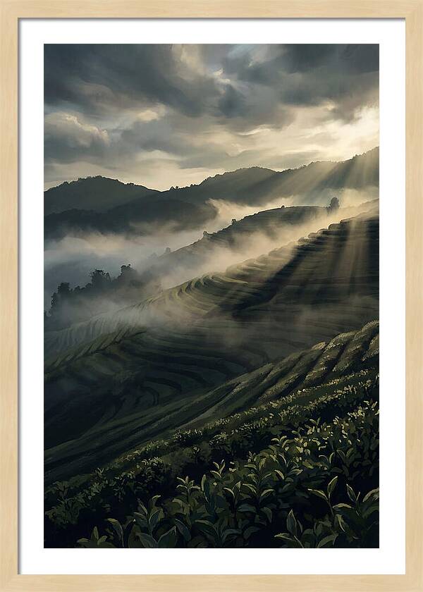 Misty Tea Plantation Serenity