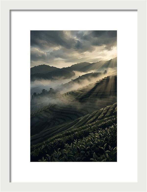 Misty Tea Plantation Serenity