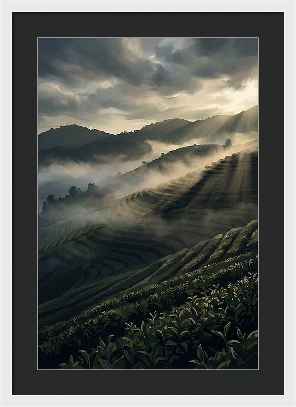 Misty Tea Plantation Serenity