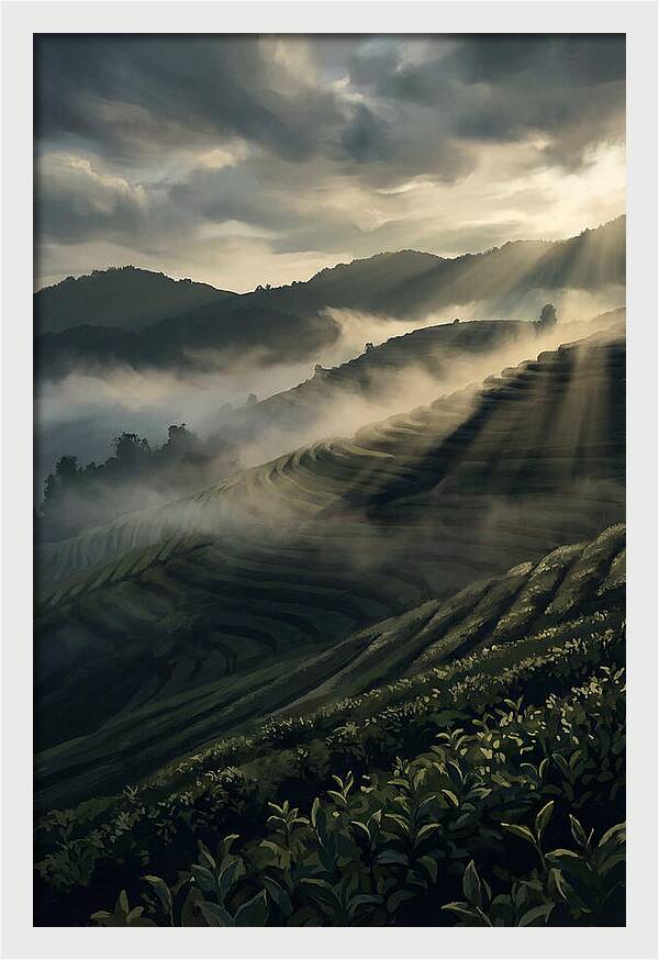 Misty Tea Plantation Serenity
