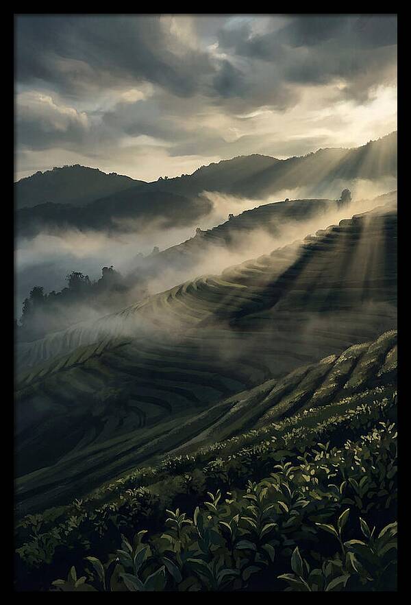 Misty Tea Plantation Serenity