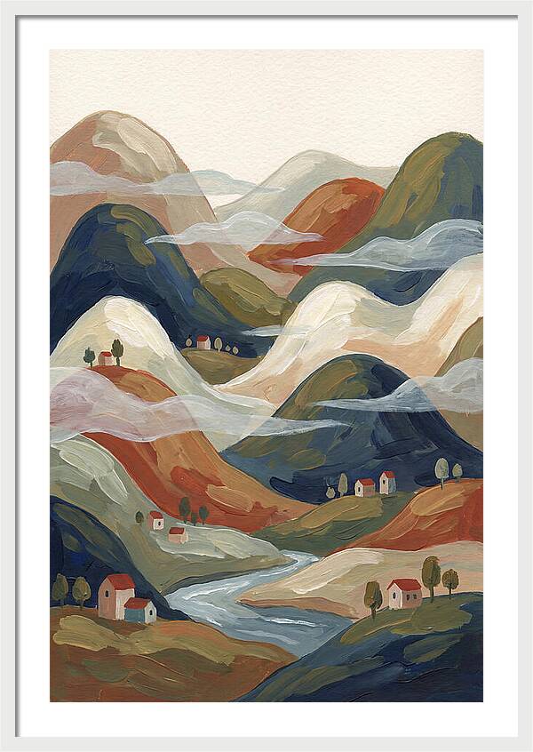 Misty Valley Landscape