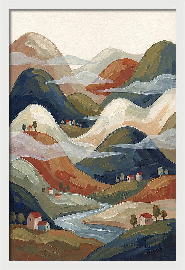 Misty Valley Landscape
