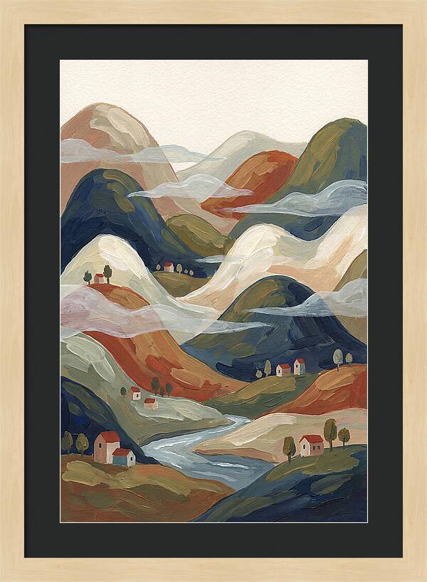 Misty Valley Landscape