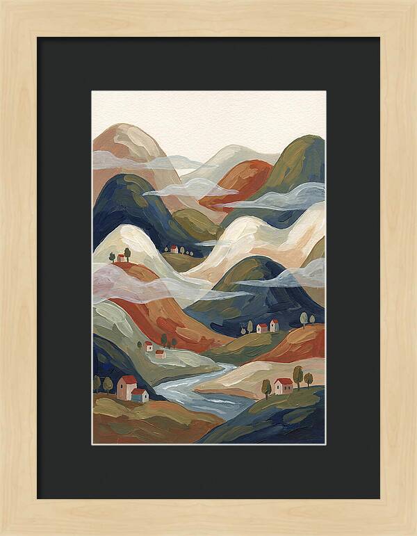 Misty Valley Landscape