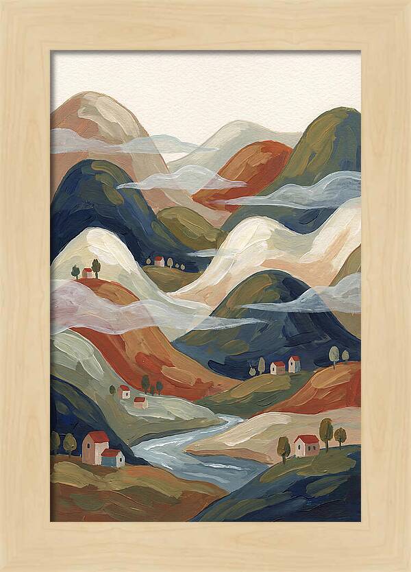 Misty Valley Landscape