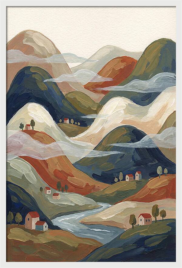Misty Valley Landscape