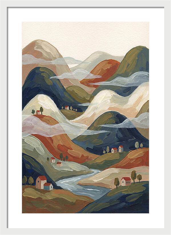 Misty Valley Landscape