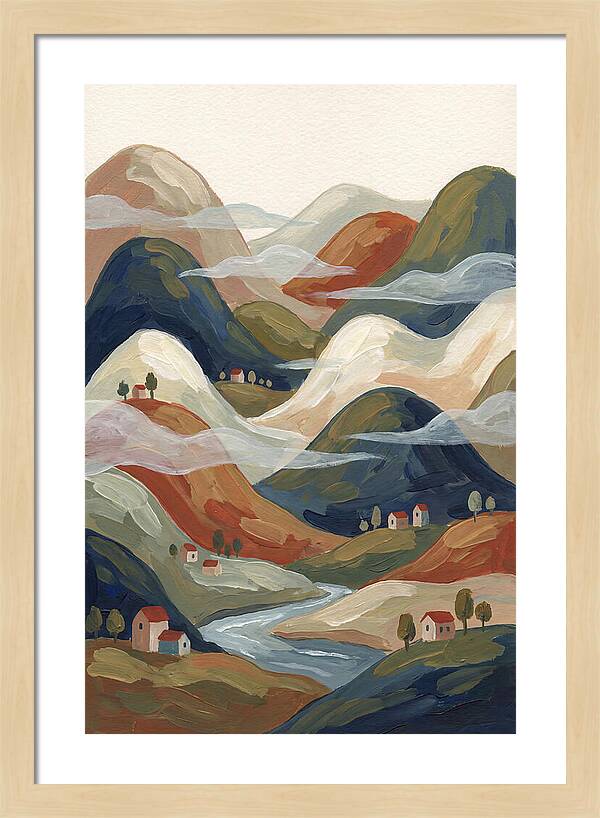Misty Valley Landscape