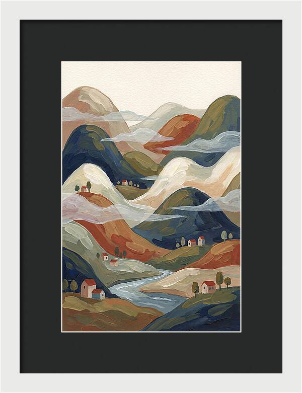 Misty Valley Landscape