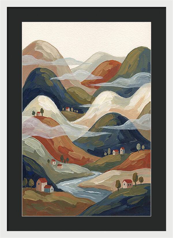 Misty Valley Landscape