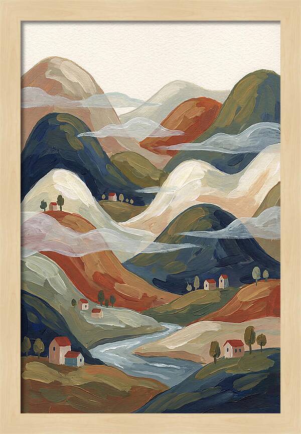 Misty Valley Landscape