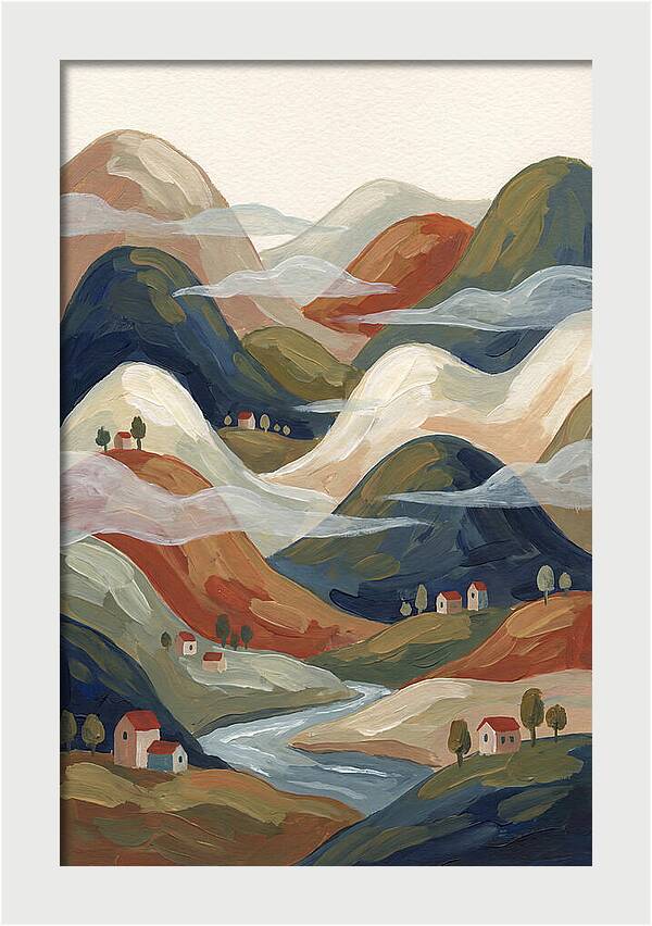 Misty Valley Landscape