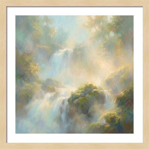 Misty Waterfall Serenity