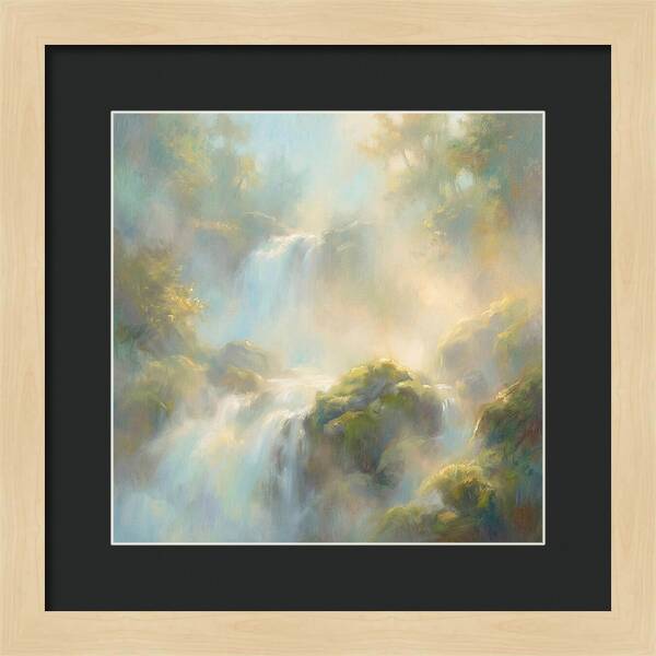 Misty Waterfall Serenity