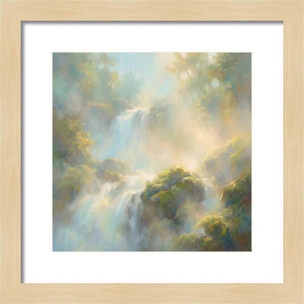 Misty Waterfall Serenity