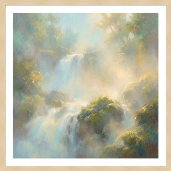 Misty Waterfall Serenity