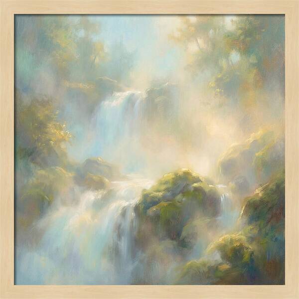 Misty Waterfall Serenity