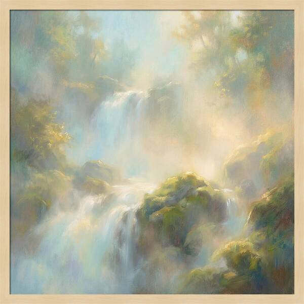 Misty Waterfall Serenity
