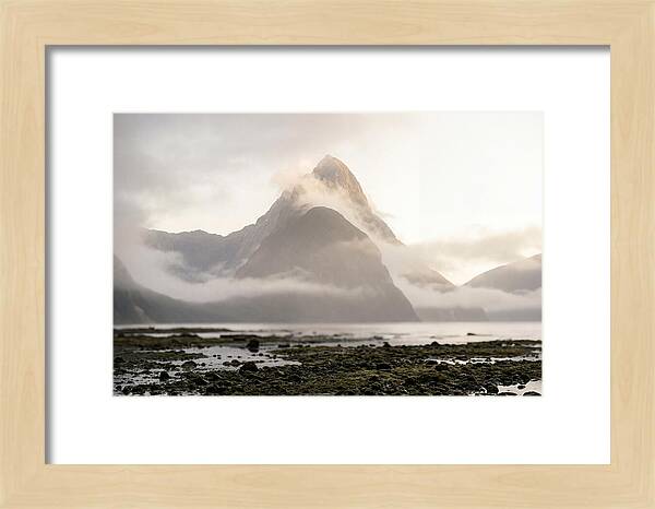 Mitre Peak Emerging From Mist