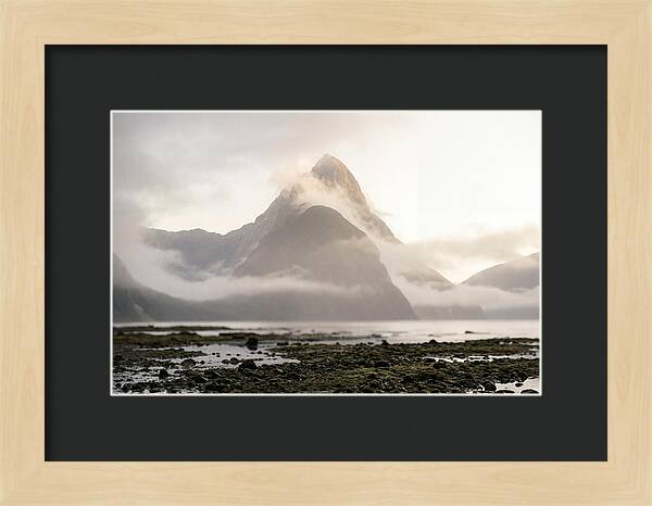 Mitre Peak Emerging From Mist