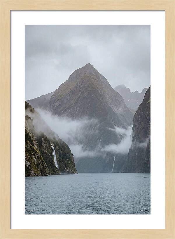 Mitre Peak Rising Above Milford Sound