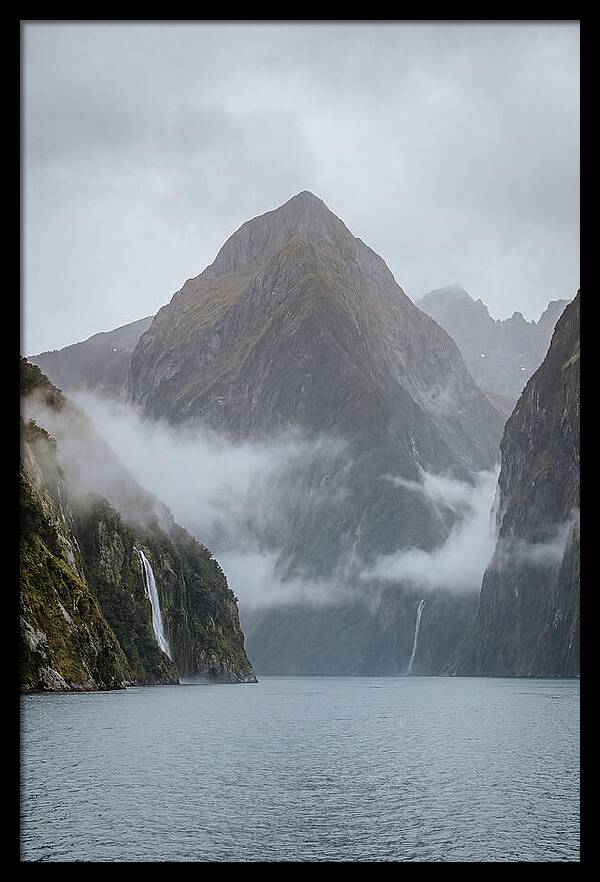 Mitre Peak Rising Above Milford Sound