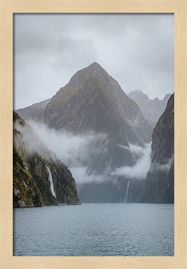 Mitre Peak Rising Above Milford Sound