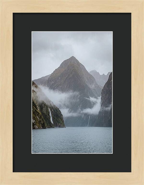 Mitre Peak Rising Above Milford Sound