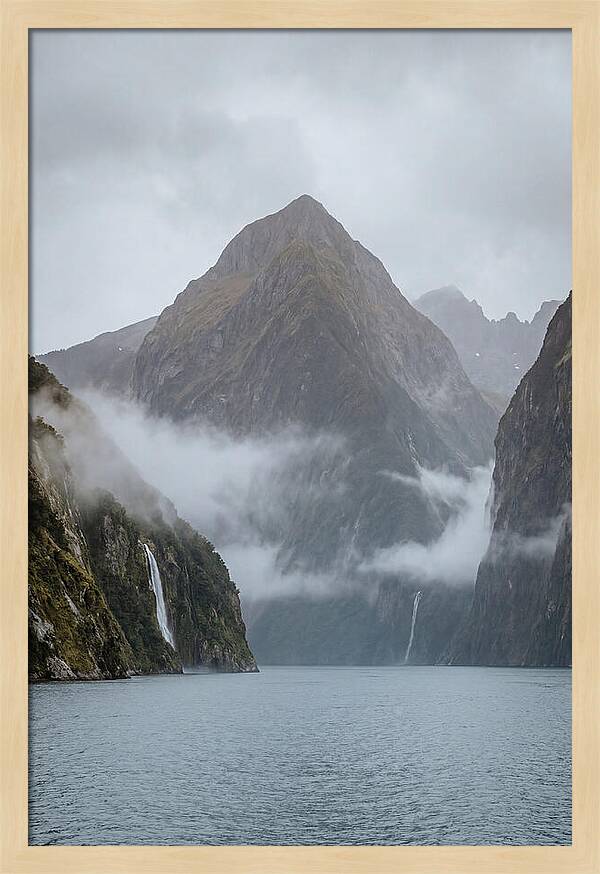 Mitre Peak Rising Above Milford Sound