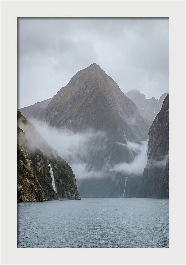 Mitre Peak Rising Above Milford Sound