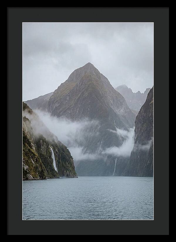 Mitre Peak Rising Above Milford Sound