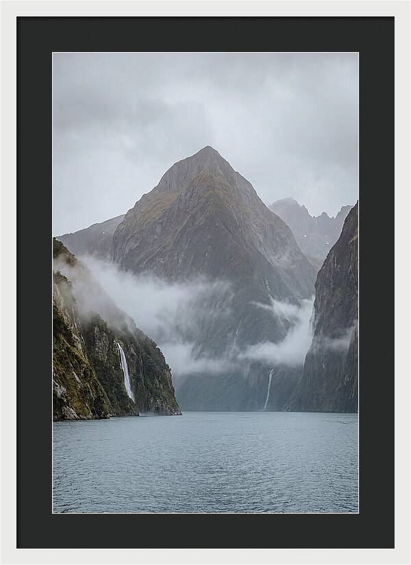 Mitre Peak Rising Above Milford Sound