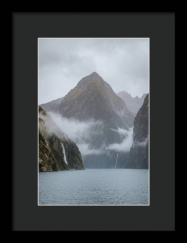 Mitre Peak Rising Above Milford Sound