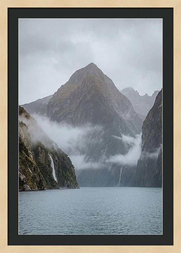 Mitre Peak Rising Above Milford Sound