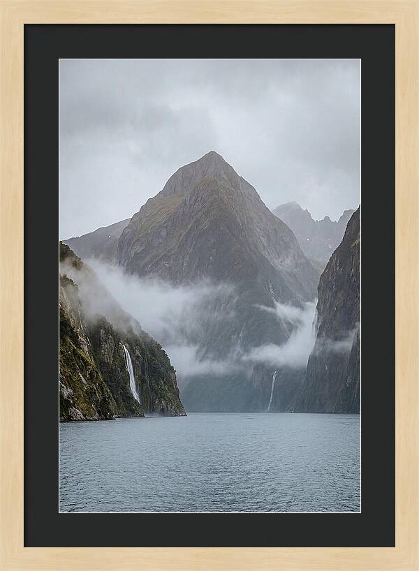 Mitre Peak Rising Above Milford Sound