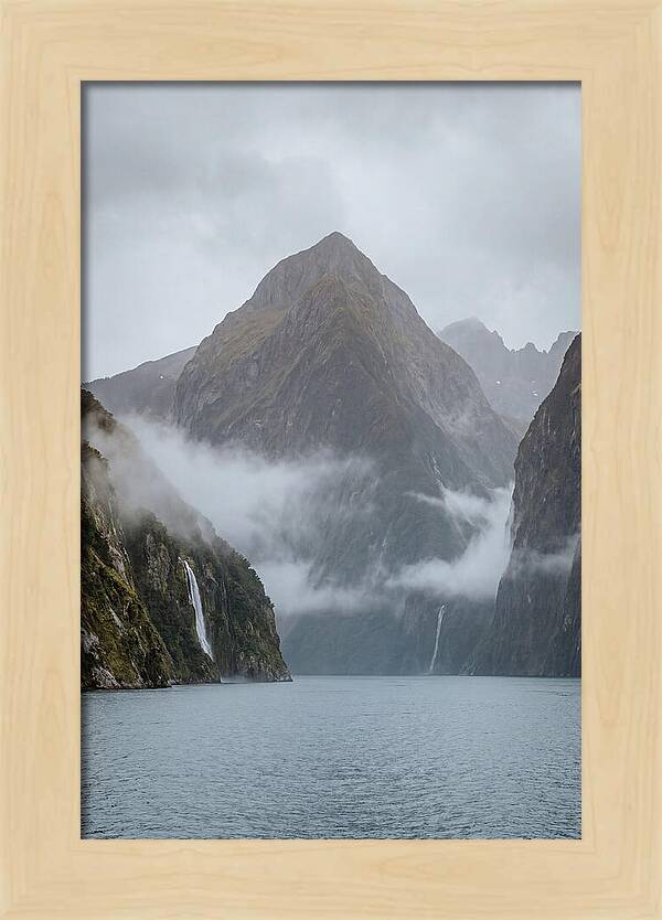 Mitre Peak Rising Above Milford Sound