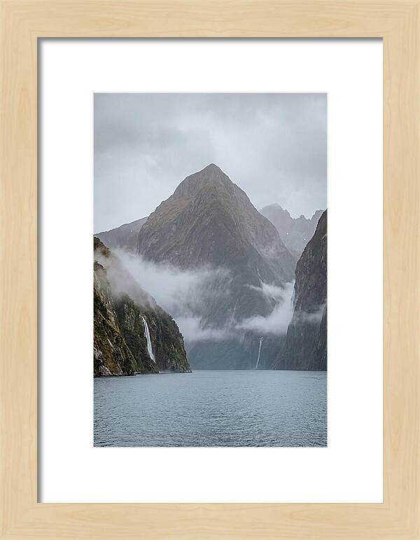 Mitre Peak Rising Above Milford Sound