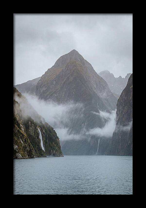 Mitre Peak Rising Above Milford Sound